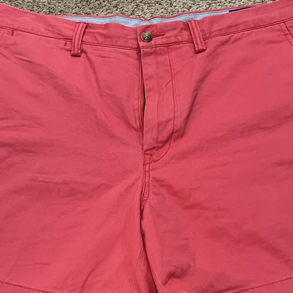 Mens Polo Ralph Lauren Golf Shorts Size 36 Pink Khaki - Picture 3 of 4